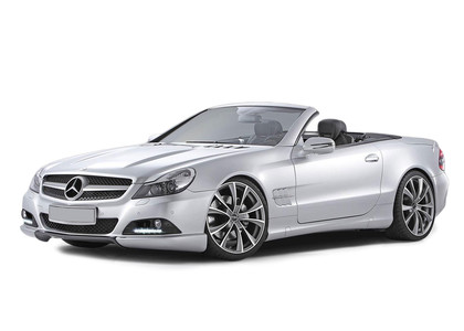 Ворсовые коврики на Mercedes SL (R230) 2001 - 2011 в Вологде
