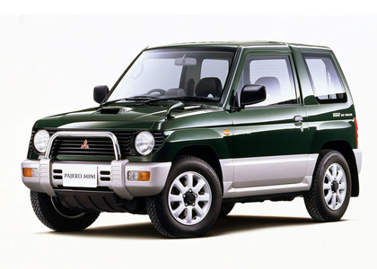 Ворсовые коврики на Mitsubishi Pajero Mini I 1994 - 1998 в Вологде