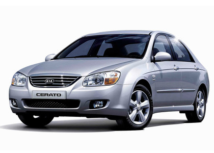 Ворсовые коврики на KIA Cerato I 2004 - 2008 в Вологде