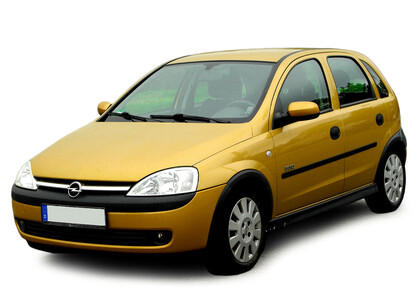 Ворсовые коврики на Opel Corsa C 2000 - 2006 в Вологде
