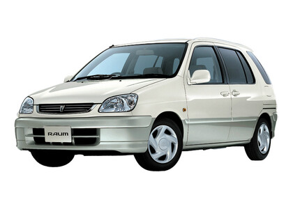 Ворсовые коврики на Toyota Raum I 1997 - 2003 в Вологде