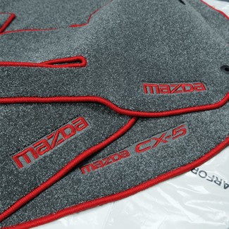 Ворсовые коврики на Mazda CX5 II 2016 - 2025 в Вологде