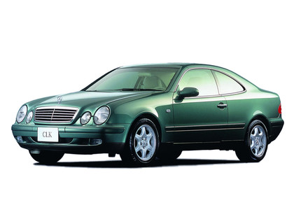 Ворсовые коврики на Mercedes CLK (C208) 1996 - 2003 в Вологде