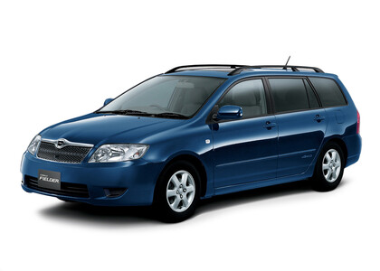 Ворсовые коврики на Toyota Corolla Fielder (E12) 2001 - 2006 в Вологде