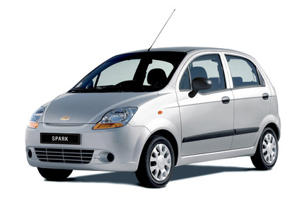 Ворсовые коврики на Chevrolet Spark II 2005 - 2010 в Вологде
