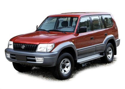 Ворсовые коврики на Toyota Land Cruiser Prado 95 1996 - 2002 в Вологде