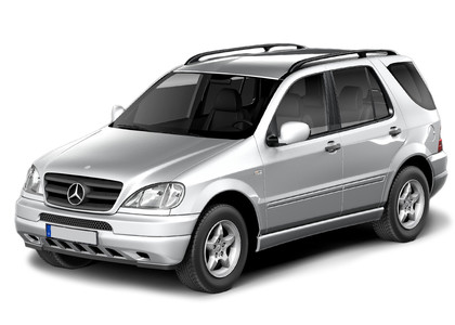 Ворсовые коврики на Mercedes ML (W163) 1997 - 2005 в Вологде